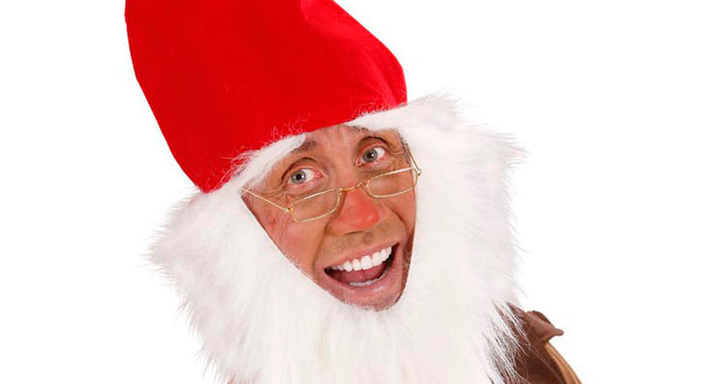 Widmann SRL Kaboutermuts met wenkbrauwen en baard