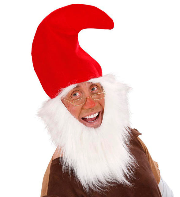 Widmann SRL Kaboutermuts met wenkbrauwen en baard