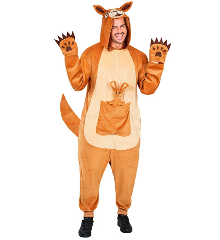 Widmann SRL Kangaroo kostuum pluche Skippie