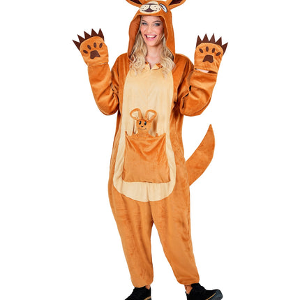 Widmann SRL Kangaroo kostuum pluche Skippie