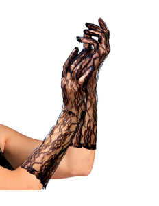 Widmann SRL Kanten handschoenen zwart