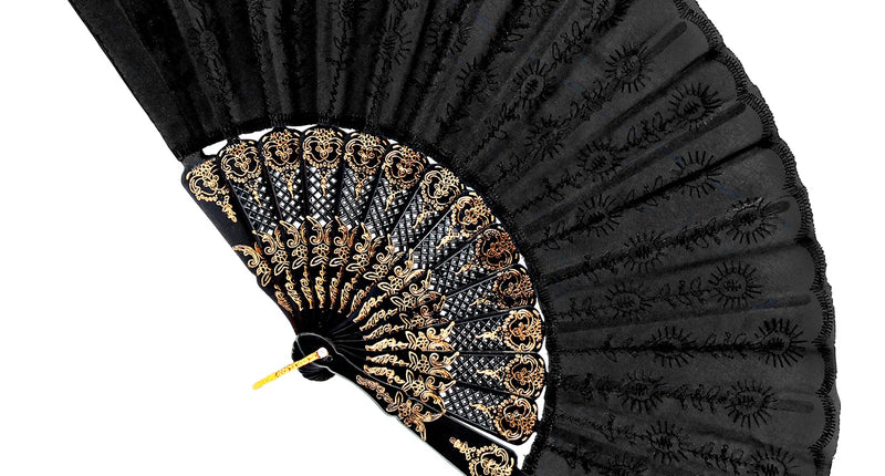 Widmann SRL Kanten waaier zwart