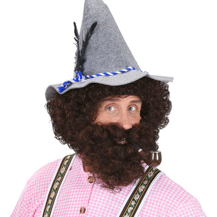 Widmann SRL Karakterpruik bruin met baard