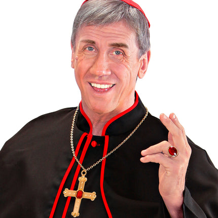 Widmann SRL Kardinaal paus kruis met ringen