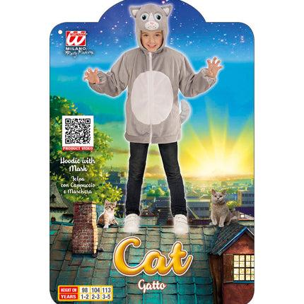 Widmann SRL Katten kostuum voor kinderen