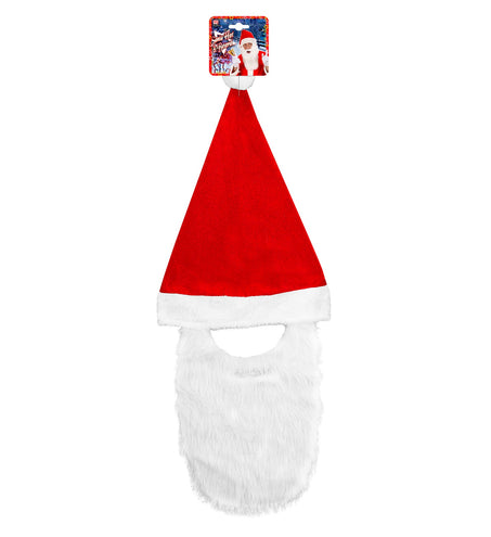 Widmann SRL Kerstartikelen kerstmuts met baard