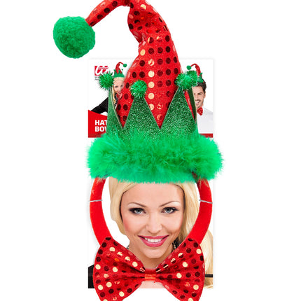 Widmann SRL Kersthoedje met strikje