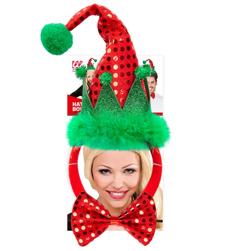 Widmann SRL Kersthoedje met strikje