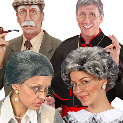 Widmann SRL Kerstman bril rechthoek goud