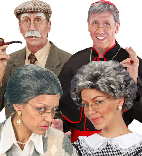 Widmann SRL Kerstman bril rechthoek goud