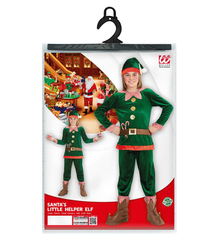 Widmann SRL Kerstman elfje kostuum voor kids