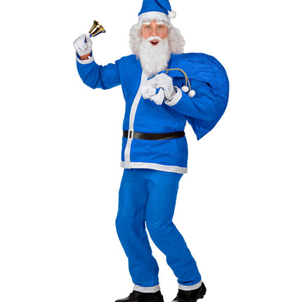Widmann SRL Kerstman pak blauw Sam