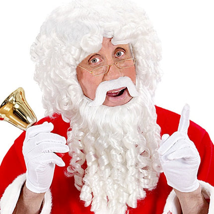Widmann SRL Kerstman pruik met baard luxe