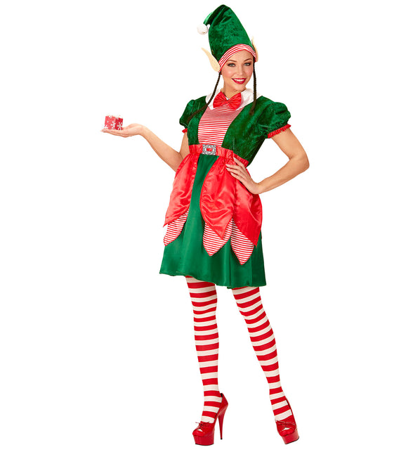 Widmann SRL Kerstmannen hulpje Elf pak met oortjes