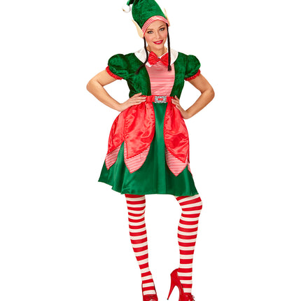 Widmann SRL Kerstmannen hulpje Elf pak met oortjes