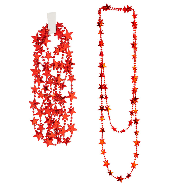 Widmann SRL Ketting kerststerren rood