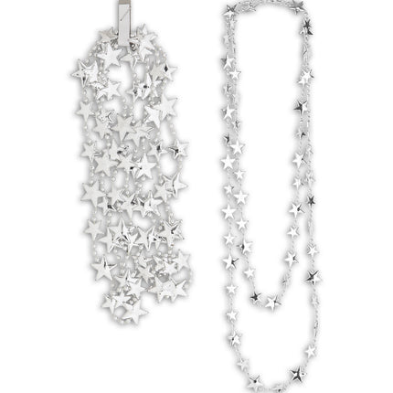 Widmann SRL Ketting kerststerren zilver