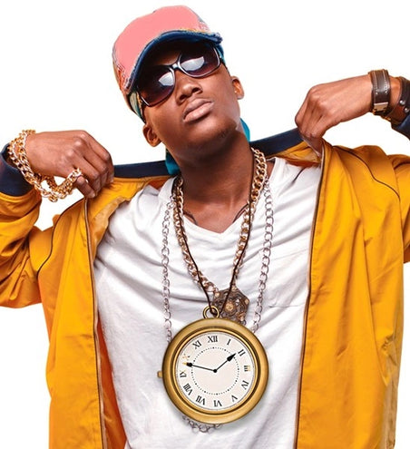 Widmann SRL Ketting met grote klok 20cm Thomas