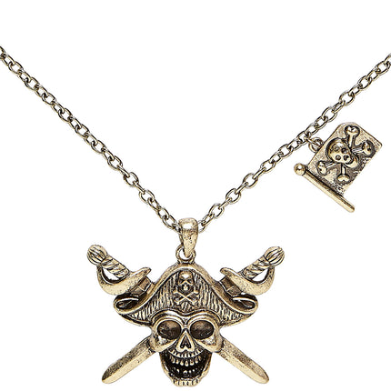 Widmann SRL Ketting piraten zwaard/vlag