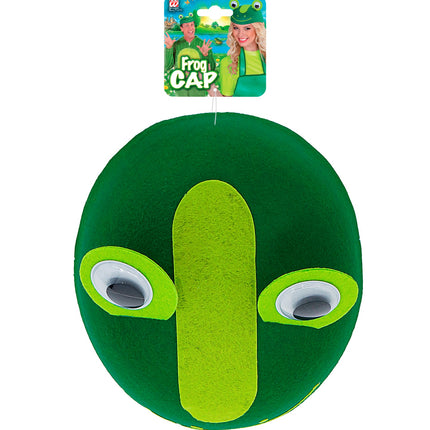 Widmann SRL Kikker hoed grote ogen
