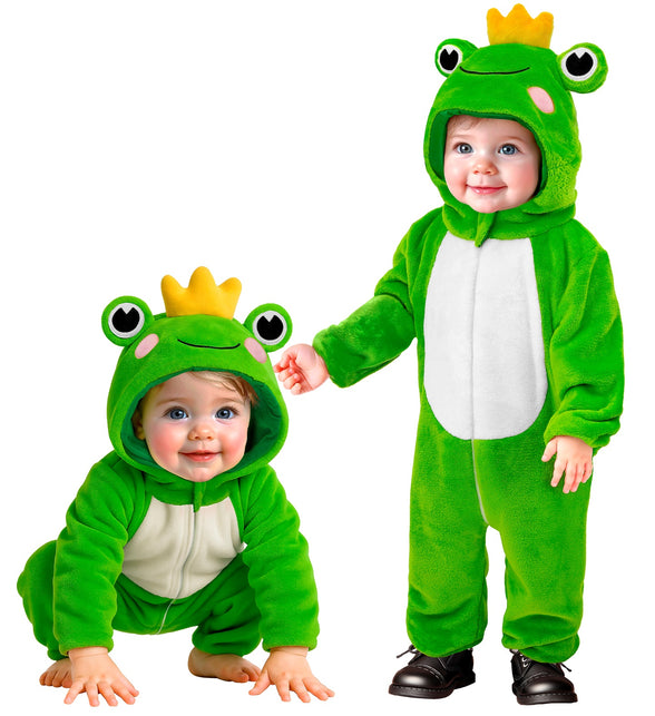Widmann SRL Kikker kostuum pluche fluweel Froggy