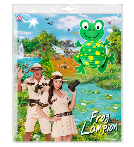 Widmann SRL Kikker lampion als decoratie