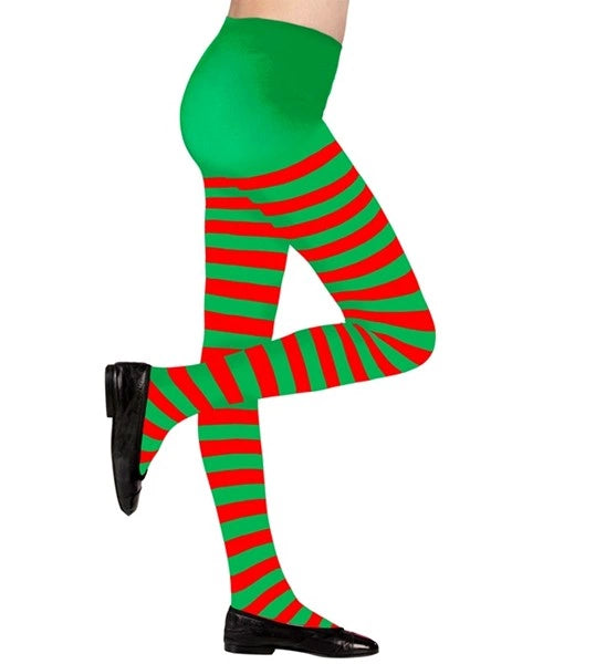 Widmann SRL Kinderpanty gestreept groen/rood Elf