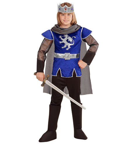 Widmann SRL King Arthur kostuum blauw kinderen