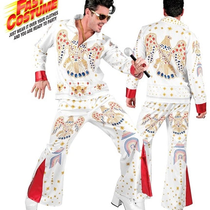 Widmann SRL King of rock wit kostuum Olivia