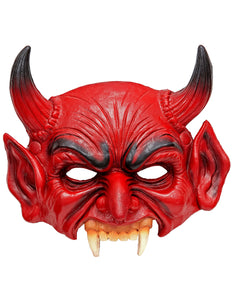 Widmann SRL Kinloos masker duivel rood