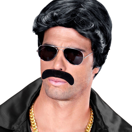 Widmann SRL Klassieke nep snor zwart