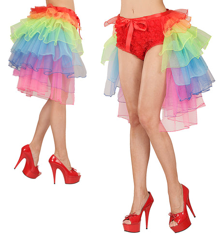 Widmann SRL Kleurrijke omslag rok in regenboogkleuren