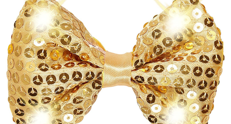 Widmann SRL Knipperende gouden strikjes voor party's