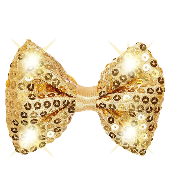 Widmann SRL Knipperende gouden strikjes voor party's