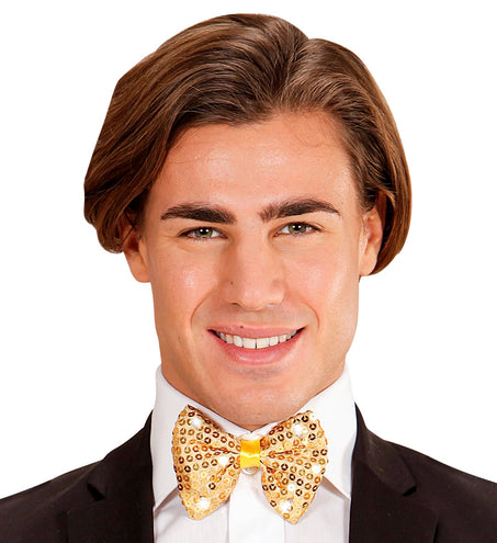 Widmann SRL Knipperende gouden strikjes voor party's