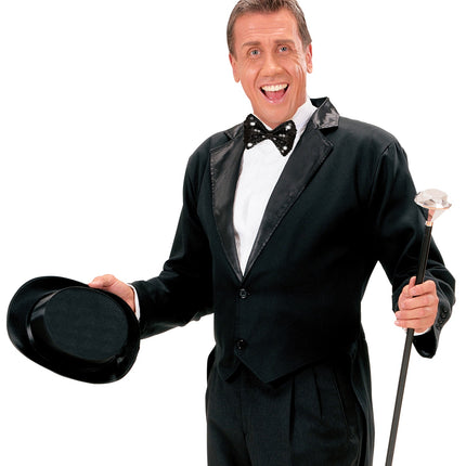 Widmann SRL Knipperende zwarte strikjes voor party's