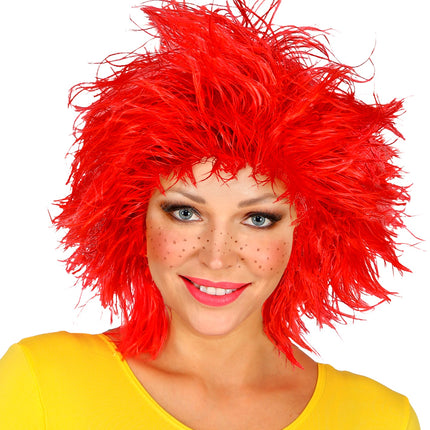 Widmann SRL Kobold kabouter pruik rood