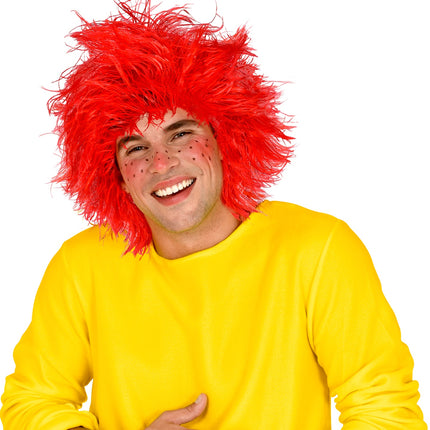 Widmann SRL Kobold kabouter pruik rood