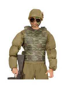 Widmann SRL Kogelwerend vest camouflage kind