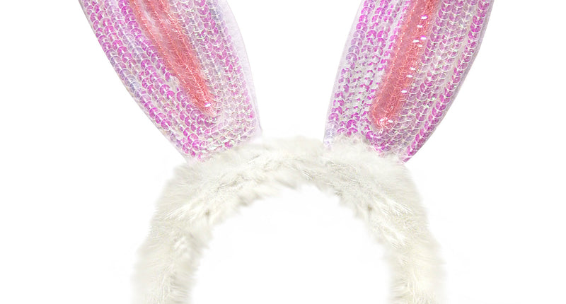 Widmann SRL Konijnen oren met veertjes