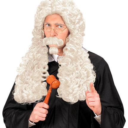 Widmann SRL Koning pruik Francois wit