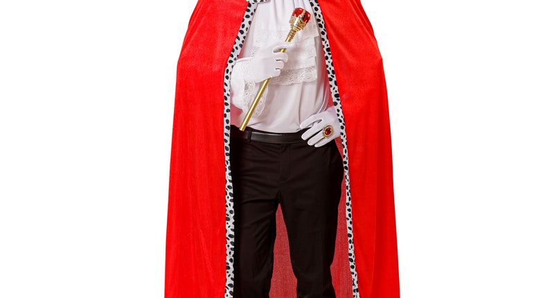 Widmann SRL Koningsmantel met kroon rood