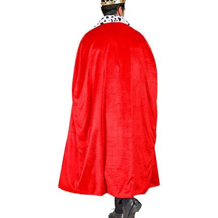 Widmann SRL Koningsmantel rood 140cm