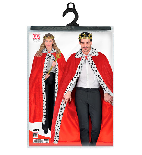 Widmann SRL Koningsmantel rood 140cm