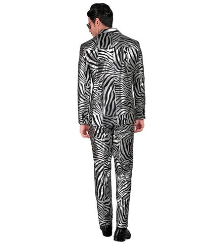 Widmann SRL Kostuum dierenprint zilver