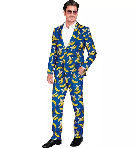Widmann SRL Kostuum neon banaan suit