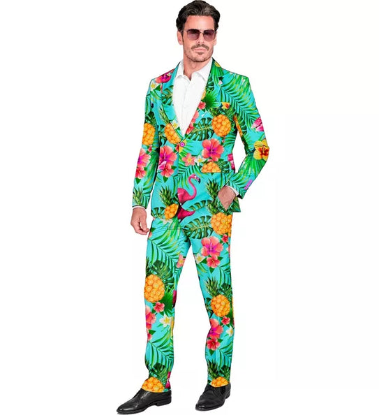 Widmann SRL Kostuum neon flamingo suit