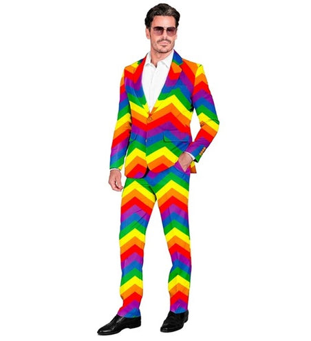 Widmann SRL Kostuum regenboog suit