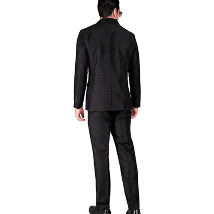 Widmann SRL Kostuum sprankelend zwart suit