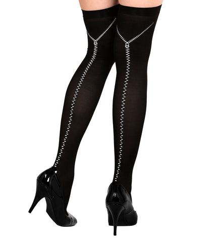 Widmann SRL Kousen met nep ritssluiting